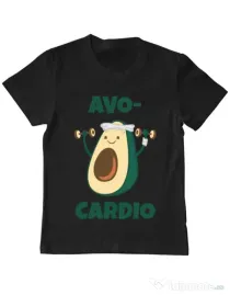 Tricou ADLER copil Avo-cardio Negru