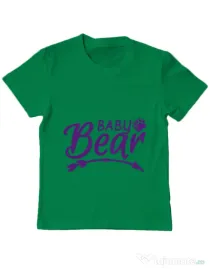 Tricou ADLER copil Baby bear Verde mediu