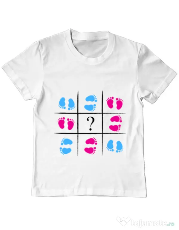 Tricou ADLER copil Baby Steps Alb