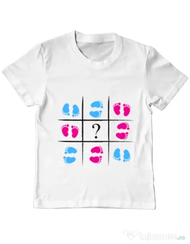 Tricou ADLER copil Baby Steps Alb