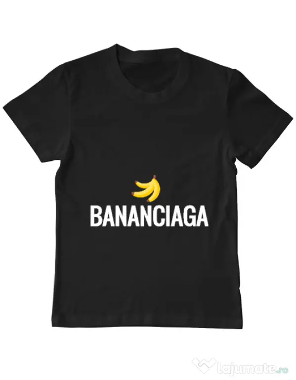 Tricou ADLER copil Bananciaga Negru