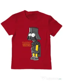 Tricou ADLER copil Bart Vader Rosu