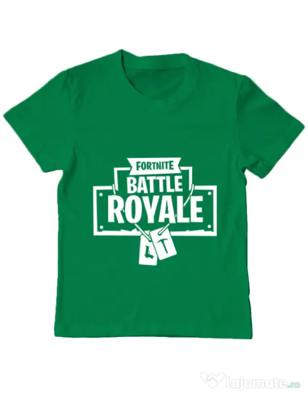 Tricou ADLER copil Battle royale Verde mediu