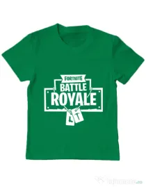 Tricou ADLER copil Battle royale Verde mediu