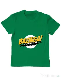 Tricou ADLER copil Bazinga Verde mediu