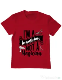Tricou ADLER copil Beautician Rosu