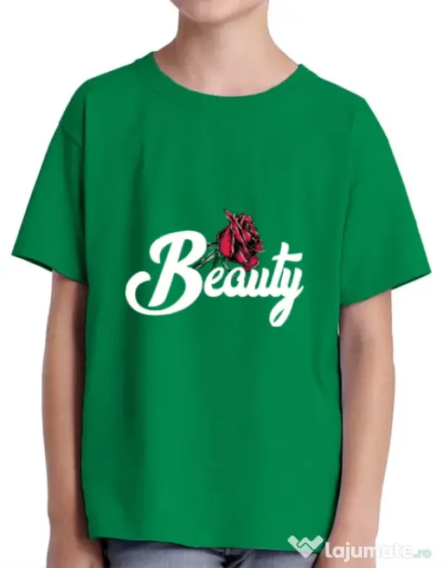 Tricou ADLER copil Beauty Verde mediu