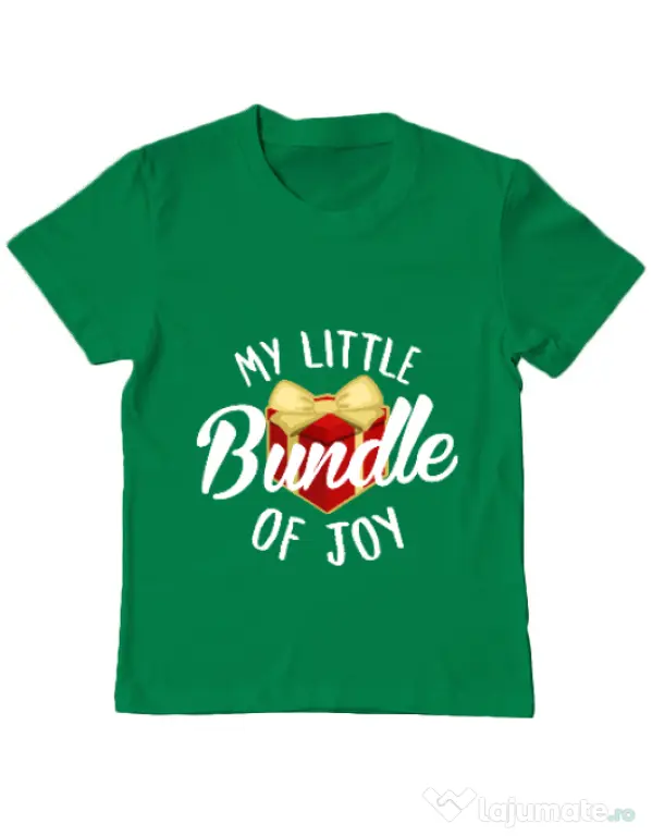 Tricou ADLER copil Bundle of joy Verde mediu