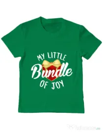 Tricou ADLER copil Bundle of joy Verde mediu