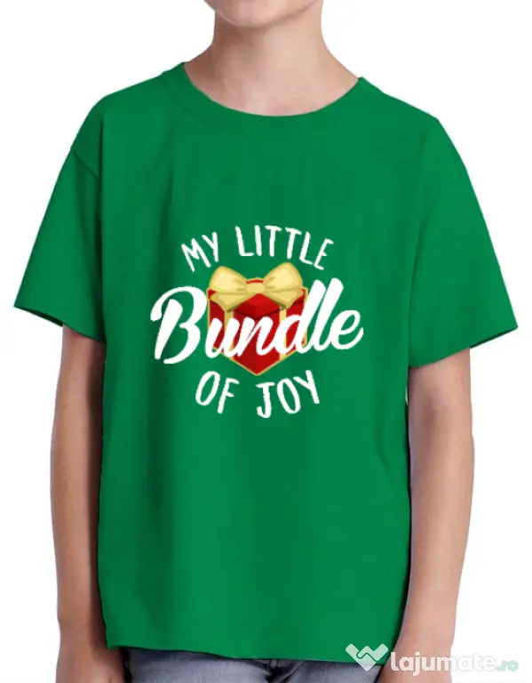 Tricou ADLER copil Bundle of joy Verde mediu
