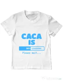 Tricou ADLER copil Caca is loading Alb