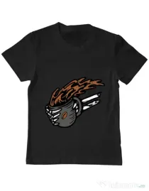 Tricou ADLER copil Coffee First Negru