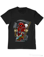 Tricou ADLER copil Coffin Skater Negru