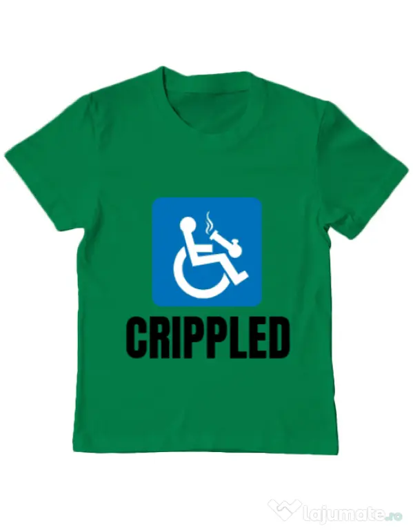 Tricou ADLER copil Crippled Verde mediu