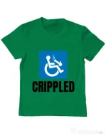 Tricou ADLER copil Crippled Verde mediu
