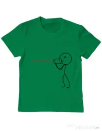 Tricou ADLER copil Cuvinte de dragoste 1 Verde mediu