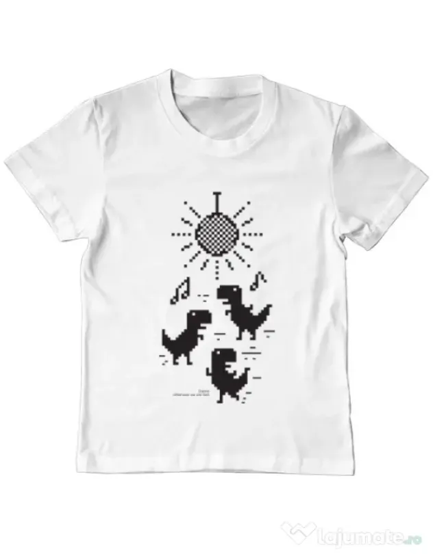 Tricou ADLER copil Dance Alb