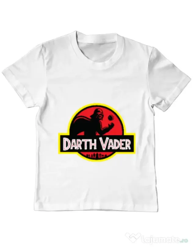 Tricou ADLER copil Darth Vader Alb