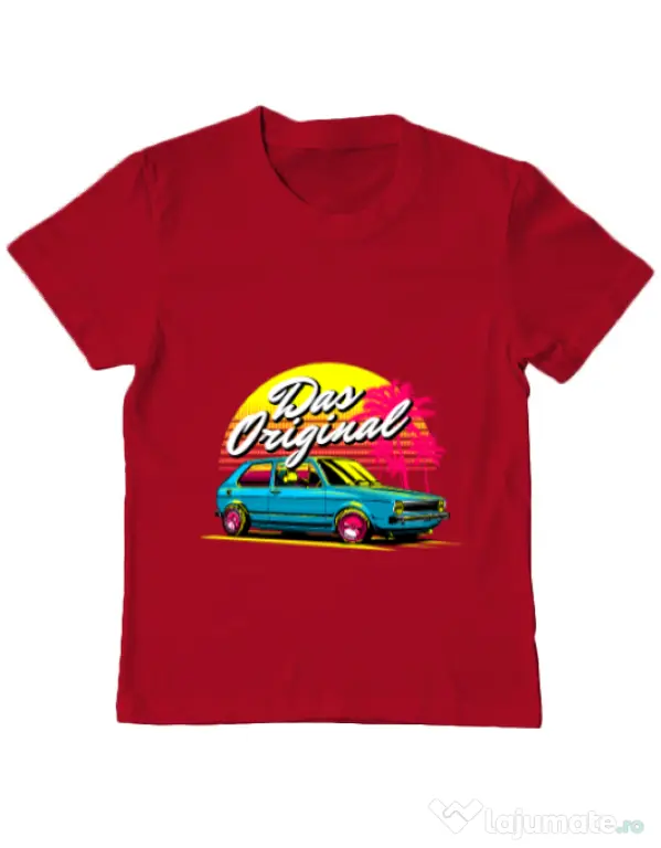 Tricou ADLER copil Das original Rosu