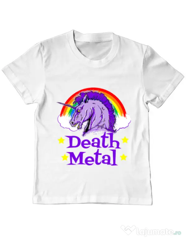 Tricou ADLER copil Death Metal Alb