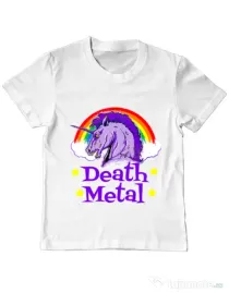 Tricou ADLER copil Death Metal Alb