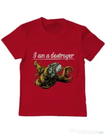Tricou ADLER copil Destroyer Rosu