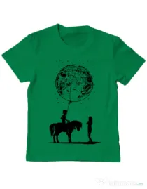 Tricou ADLER copil Din alta lume Verde mediu