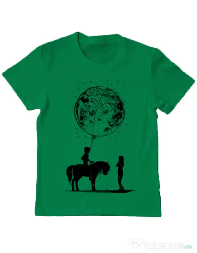 Tricou ADLER copil Din alta lume Verde mediu