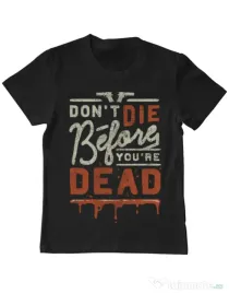 Tricou ADLER copil Dont die Negru