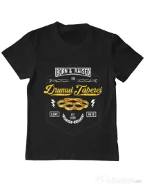 Tricou ADLER copil Drumul taberei Negru