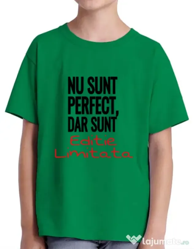 Tricou ADLER copil Editie limitata Verde mediu
