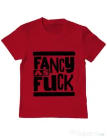 Tricou ADLER copil Fancy as fuck Rosu