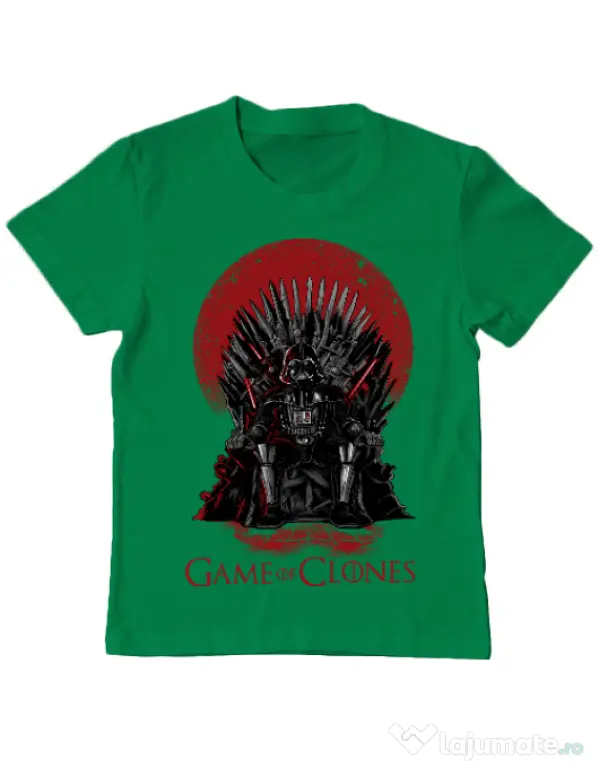 Tricou ADLER copil Game of Clones Verde mediu