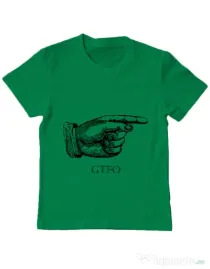 Tricou ADLER copil GTFO Verde mediu