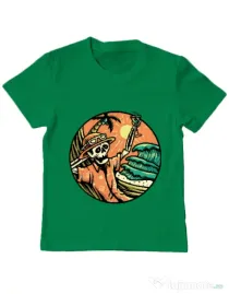 Tricou ADLER copil Have a Nice Day Verde mediu