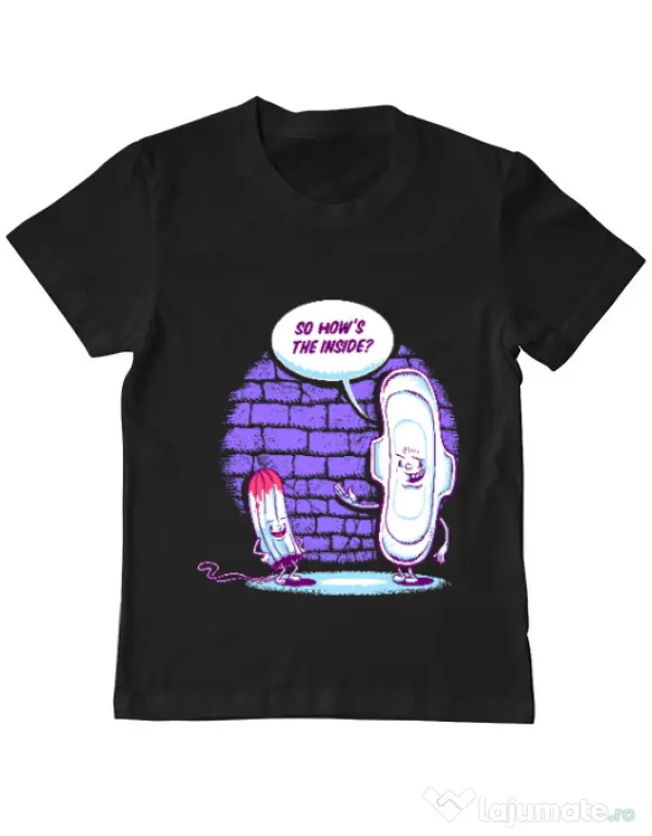 Tricou ADLER copil How is the inside Negru