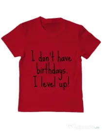 Tricou ADLER copil I level up Rosu