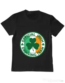 Tricou ADLER copil Irish Drinking Team Negru