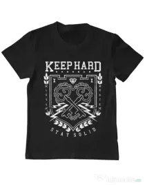 Tricou ADLER copil Keep Hard Negru
