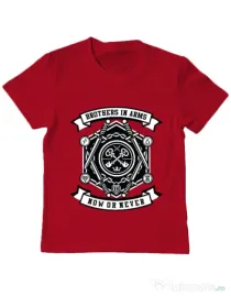 Tricou ADLER copil Keys Rosu