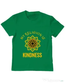 Tricou ADLER copil Kindness Verde mediu