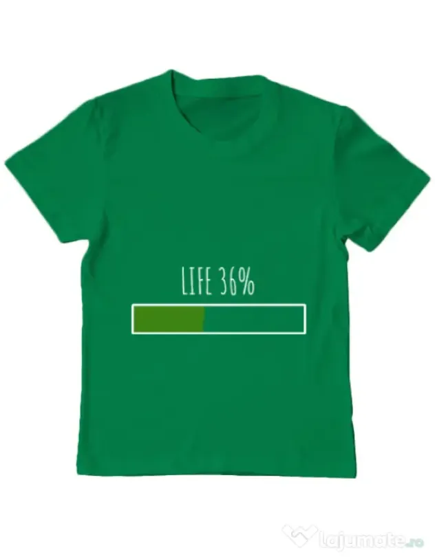 Tricou ADLER copil Life Verde mediu
