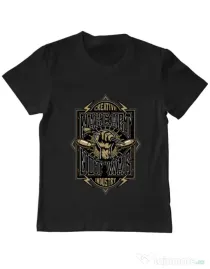 Tricou ADLER copil Make Art Not War Negru
