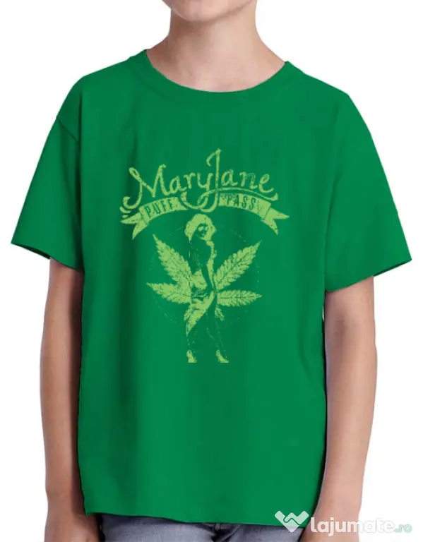 Tricou ADLER copil Mary Jane Verde mediu
