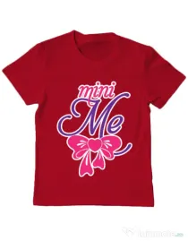 Tricou ADLER copil Mini me Rosu