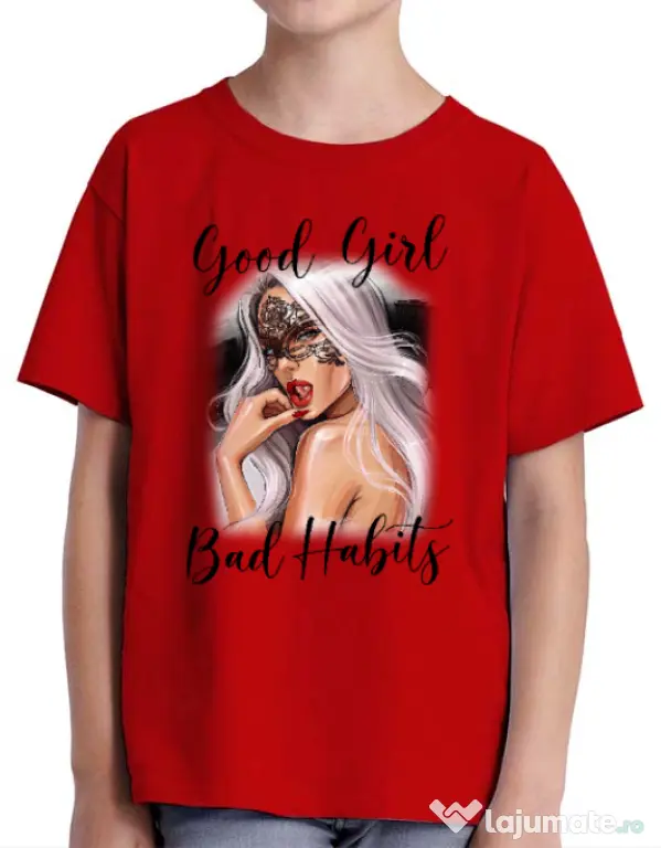 Tricou ADLER copil Mistress Rosu