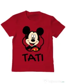 Tricou ADLER copil Mouse daddy Rosu
