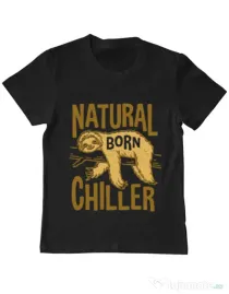 Tricou ADLER copil Natural born chiller Negru