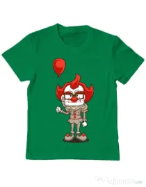 Tricou ADLER copil NICE CLOWN Verde mediu