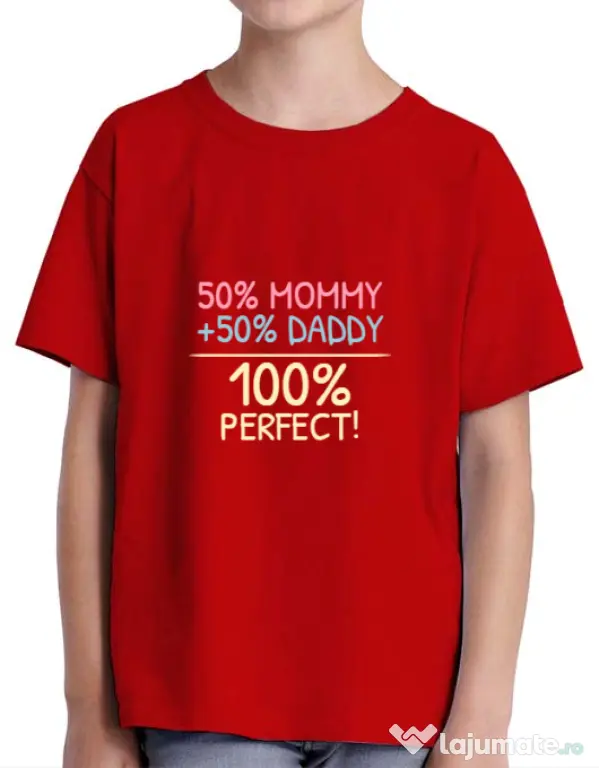Tricou ADLER copil Perfect baby Rosu